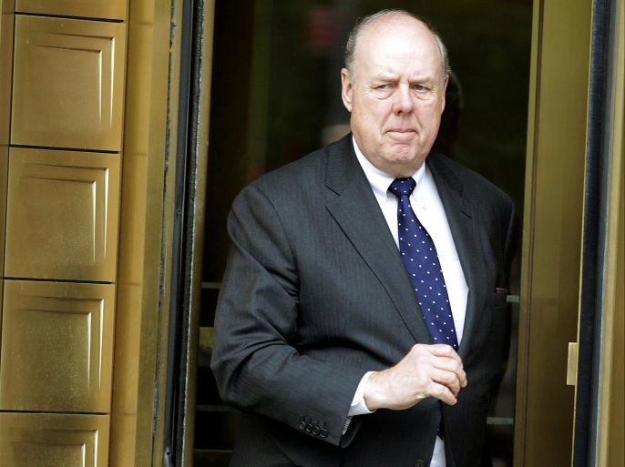 FILE PHOTO: Lawyer John Dowd exits Manhattan Federal Court in New York, U.S. on May 11, 2011. REUTERS/Brendan McDermid/File Photo