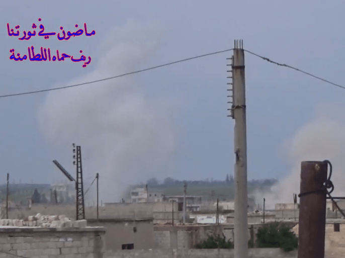 قصف مدفعي وصاروخي من حواجز النظام على مدينة اللطامنة بريف حماة الشمالي