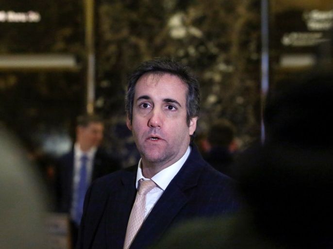 Lawyer Michael Cohen enters Trump Tower in Manhattan, New York City, U.S., December 16, 2016. Picture taken December 16, 2016. REUTERS/Andrew Kelly