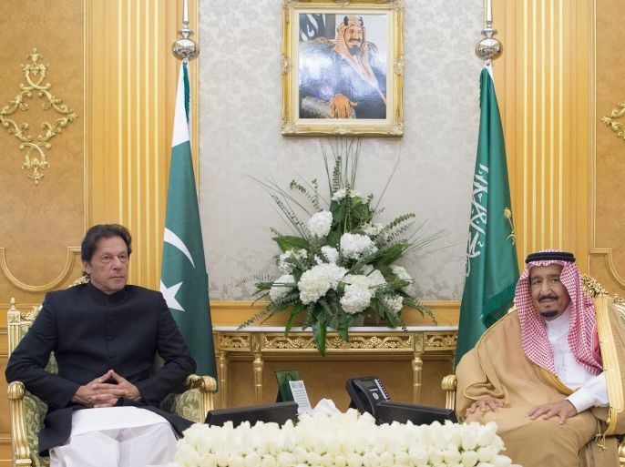 Pakistani Prime Minister Imran Khan in Saudi Arabia- - JEDDAH, SAUDI ARABIA - SEPTEMBER 19: (----EDITORIAL USE ONLY – MANDATORY CREDIT -