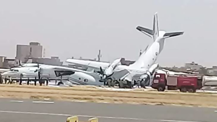 إغلاق مؤقت لمطار الخرطوم إثر تصادم طائرتين بجواره