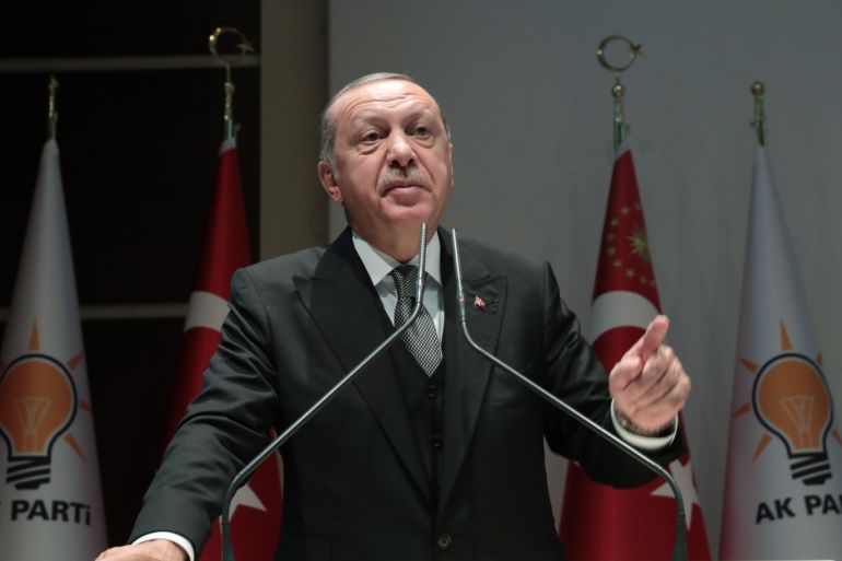 President of Turkey Recep Tayyip Erdogan- - ANKARA, TURKEY - OCTOBER 22: (----EDITORIAL USE ONLY – MANDATORY CREDIT -