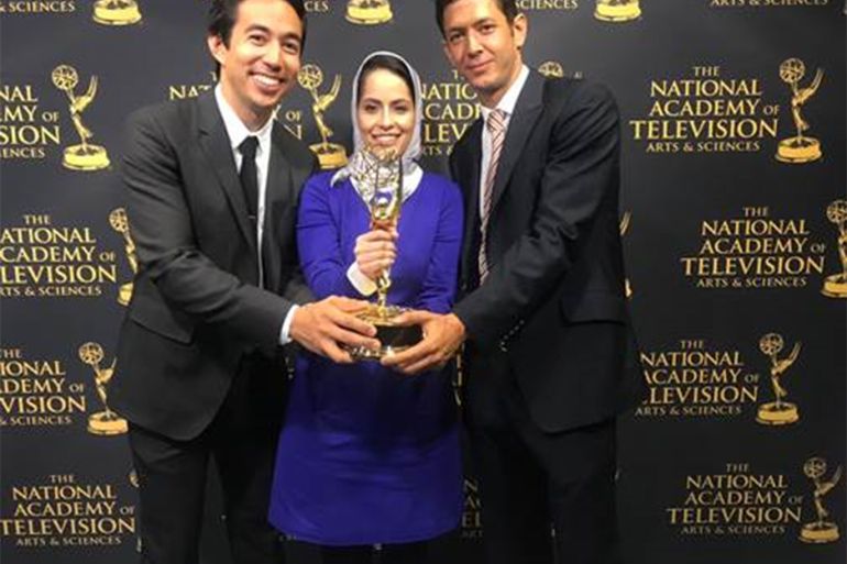 قناة الجزيرة الإنجليزية تفوز بجائزة "إيمي" المرموقة