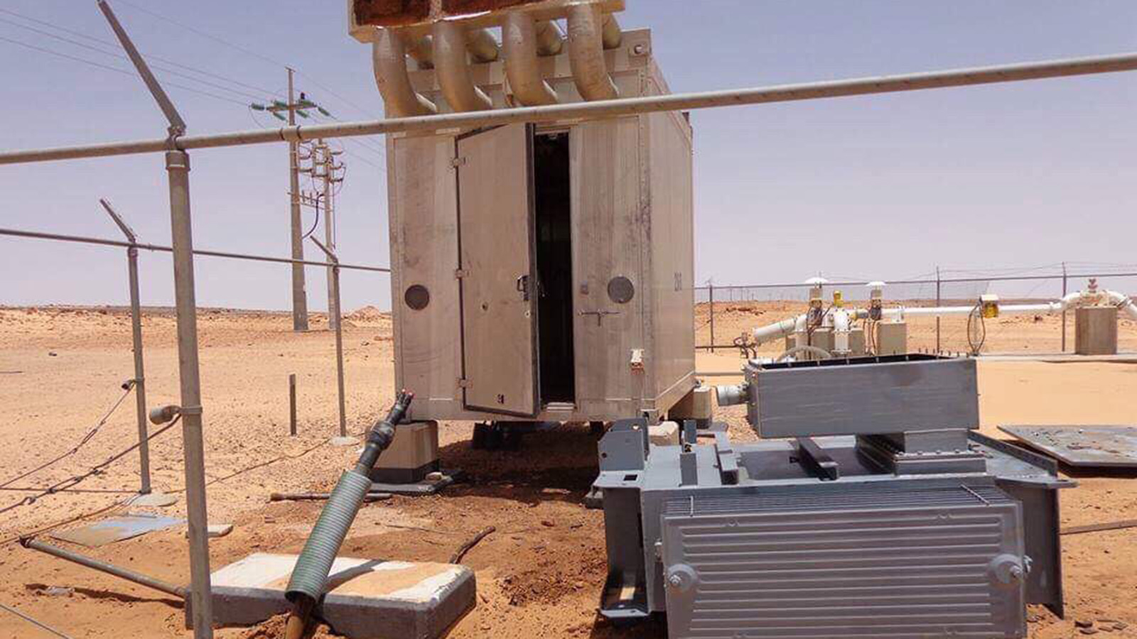 ‪محطات مياه طالتها يد التخريب في ليبيا‬ (الجزيرة)
