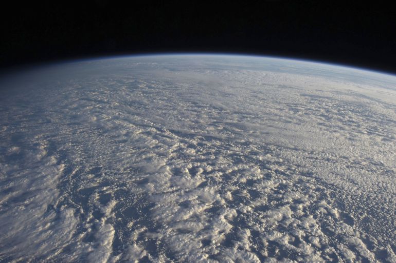 A NASA handout shows a large presence of stratocumulus clouds photographed by the Expedition 34 crew members aboard the International Space Station above the northwestern Pacific Ocean about 460 miles east of northern Honshu, Japan on January 4, 2013 and released Janaury 14, 2013. The cloud pattern is typical for this part of the world carrying cold air over a warmer sea with no discernable storm pattern. REUTERS/NASA/Handout (UNITED STATES - Tags: ENVIRONMENT SCIENCE TECHNOLOGY) FOR EDITORIAL USE ONLY. NOT FOR SALE FOR MARKETING OR ADVERTISING CAMPAIGNS. THIS IMAGE HAS BEEN SUPPLIED BY A THIRD PARTY. IT IS DISTRIBUTED, EXACTLY AS RECEIVED BY REUTERS, AS A SERVICE TO CLIENTS