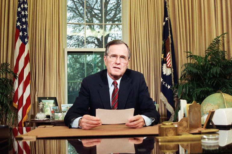 George H. W. Bush - ٍSource AP