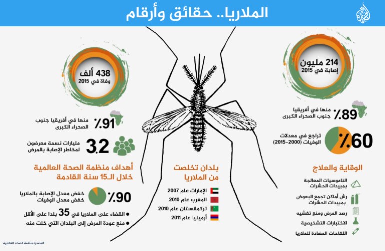 الملاريا.. حقائق وأرقام البعوض بعوض