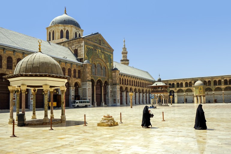 Damas, Syrie. 2 septembre 2022. La mosquée des Omeyyades, l'une des plus anciennes et des plus grandes mos ...
