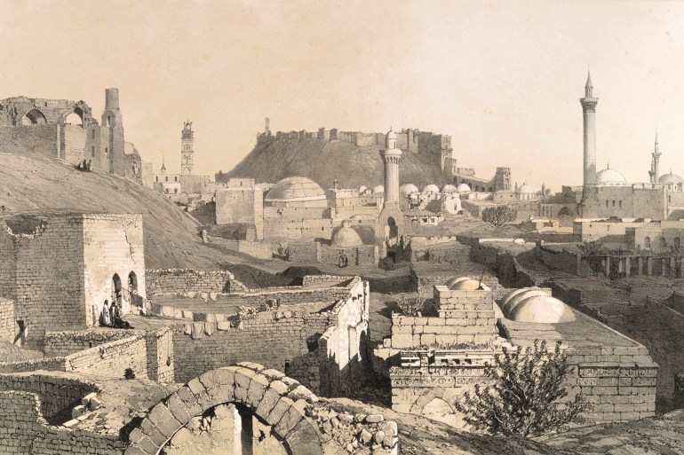 Alep, 1843. Aleppo, Syria. Artist Joseph Philibert Girault De Prangey. (Photo by Heritage Art/Heritage Images via Getty Images)