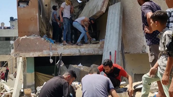 قصف إسرائيلي استهدف شقة سكنية في حي تل السلطان غرب مدينة رفح