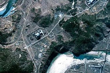 Satellite image of the Yongbyon nuclear facility in North Korea