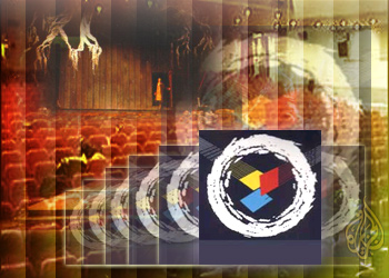 تصميم مع شعار مهرجان القاهرة الدولي للمسرح التجريبي