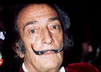 F_A portrait dated December 1971 of Spanish painter Salvador Dali, one of the most popular painters of the 20th century. Exhibitions to mark the centenary of the birth of Catalan artistic colossus Salvador Dali will open this week with Barcelona hosting as its first offering "Dali, culture for the masses". AFP PHOTO FILES