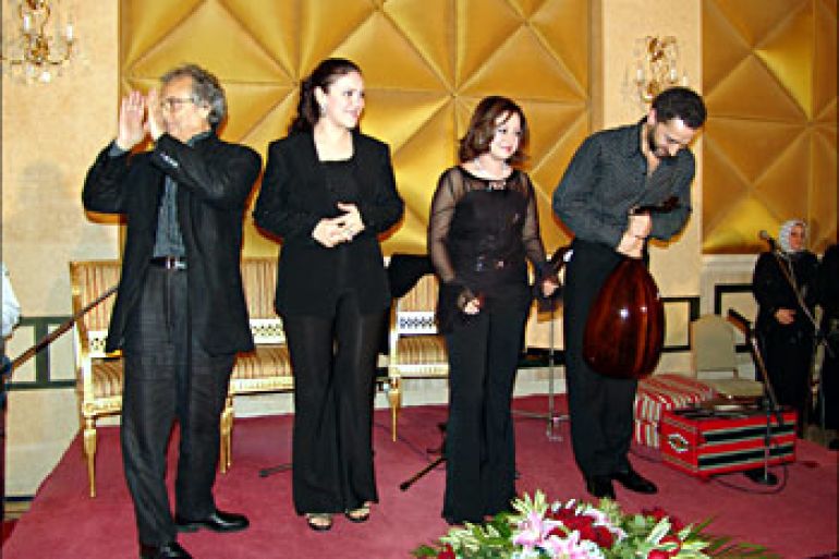 نصير شمه في أمسية شعرية موسيقية ضمن فعاليات مهرجان الدوحة الثقافي الثالث