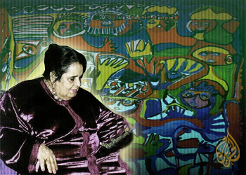 الفنانة التشكيلية المغربية شايبية