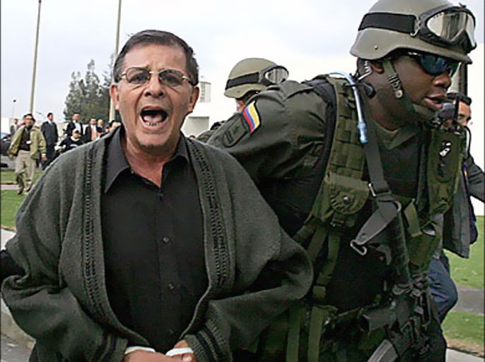 f_Rodrigo Granada Escobar (L) member of the general staff and the international commission of the Colombian FARC