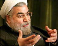 روحاني اتهم نجاد بتضخيم دوره لأغراض انتخابية (رويترز-أرشيف)