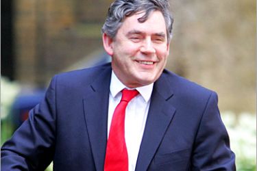 AFP/ British Chancellor of the Exchequer Gordon Brown arrives at No. 10 Downing Street in London 06 May, 2005 after the Labour Party and Prime Minister Tony Blair were returned to