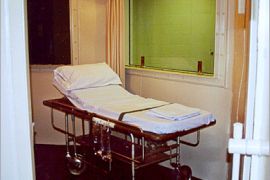 REUTERS/ The death chamber at the Central Prison in Raleigh, North Carolina, is pictured in this undated photograph. Though a decision on clemency is still pending from the governor of