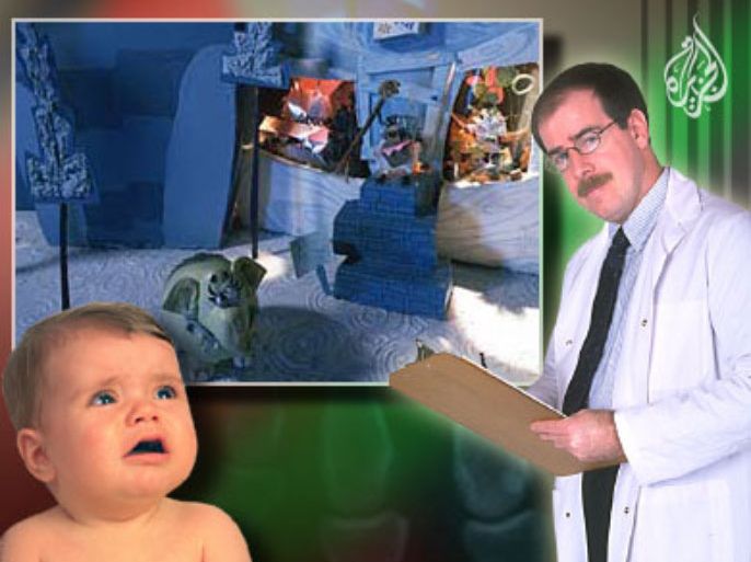 تصميم فني: أطباء الأشعة يستخدمون الأضواء والأفلام لتهدئة الأطفال
