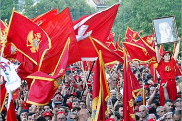 . AFP - Montenegrin pro-independence supporters celebrate their newly found independence 22 May 2006 in the town of Cetinje. Montenegro laid its own claim to nation status