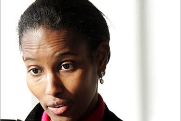 AFP(FILES) This picture taken 24 January 2006 in the Hague shows Ayaan Hirsi Ali, a Somali-born Dutch politician known for her criticism of Islam. Ayaan Hirsi Ali will leave parliament