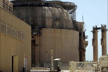 f_A general view shows the Bushehr nuclear power plant in the Iranian Persian Gulf port of Bushehr, 1,200 Kms south of Tehran, 27 June 2006.