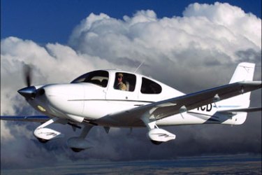 r - A Cirrus SR20-GTS airplane is shown in this undated publicity photograph obtained from the plane's manufacturer CirrusDesign on October