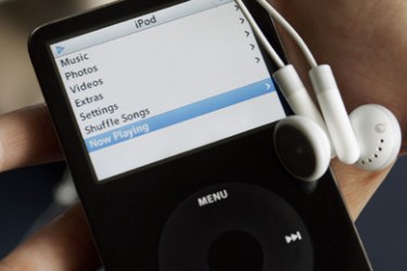 AFP/An Apple iPod music and video player is shown 18 October 2006, in Miami, Florida. Some of Apple Computer's iPod digital music players shipped in the past month left its contract manufacturer carrying the virus RavMonE.exe