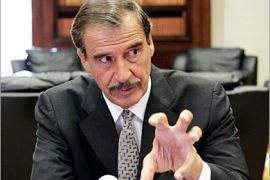 AFP (FILE) Picture taken on May 21st, 2004 of Mexican President Vicente Fox during an interview in Mexico City. The Fox Administration, which came to power in 2000 amid great