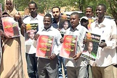 اعتصام الصحفيين في السودان تضامنا مع سامي الحاج المعتقل في غوانتانامو