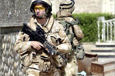 AFP / British soldiers patrol an area in the southern Iraqi city of Basra, 07 April 2007. Britain's Prince William was "deeply saddened" to learn that one of the female British soldiers killed earlier this week in Iraq was one of his close friends and colleagues, his office said today. In the four years since the March 2003 invasion, 140 British soldiers have now been