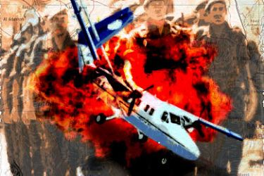 سقوط طائرة فرنسية في سيناء