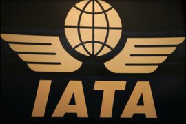 AFP/TO GO WITH STORY by Amandine Ambregni, Airline-sector-IATA-environment