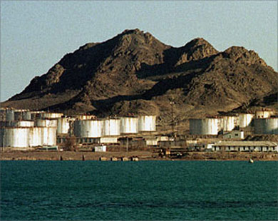 إحدى منشآت النفط في تركمانستان 