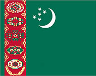 علم تركمانستان