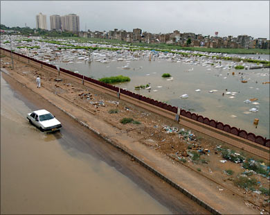 الفيضانات ستحول العديد من المدن إلى مناطق مهجورة (الفرنسية)