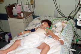 طفلة فلسطينية حال الاحتلال دون وصولها الى مستشفياته لتلقي العلاج