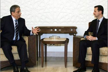 AFPSyrian President Bashar al-Assad meets with Arab League Secretary General