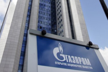 (FILES) this filepicture taken on June 30, 2006 shows Gazprom's headquarters in Moscow. Russia and Ukraine slid towards a new gas war
