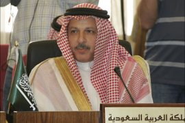 r_Ahmad bin Abdelaziz Qattan, Saudi Arabia's permanent representative at the Arab League, attends a meeting of the league's representatives in Damascus March
