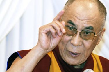 shows Tibet's exiled spiritual leader the Dalai Lama answering a question during his media meeting at a Narita hotel. Chinese government officials will meet a representative of the Dalai Lama "in the coming days", state-controlled Xinhua news agency reported