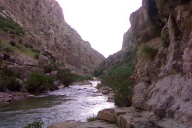 أحد الأنهار الصغيرة في شمال العراق