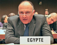مندوب مصر الدائم بالأمم المتحدة والمنظمات الدولية في جنيف السفير سامح شكري(الجزيرة نت)