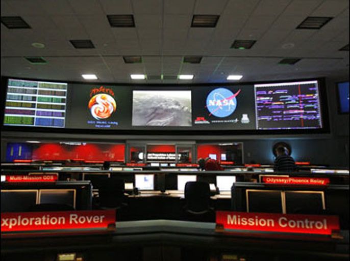 r/Jet Propulsion Laboratory mission control room for NASA's Phoenix Mars Lander is seen at JPL in Pasadena, California May 23, 2008