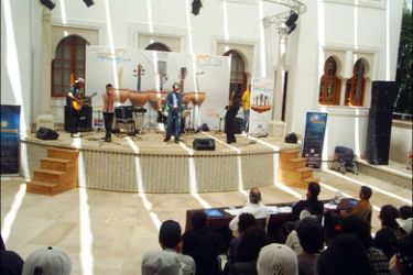 فرقة جاز مغربية بدار الفنون أثناء مهرجان موازين الشهر الماضي