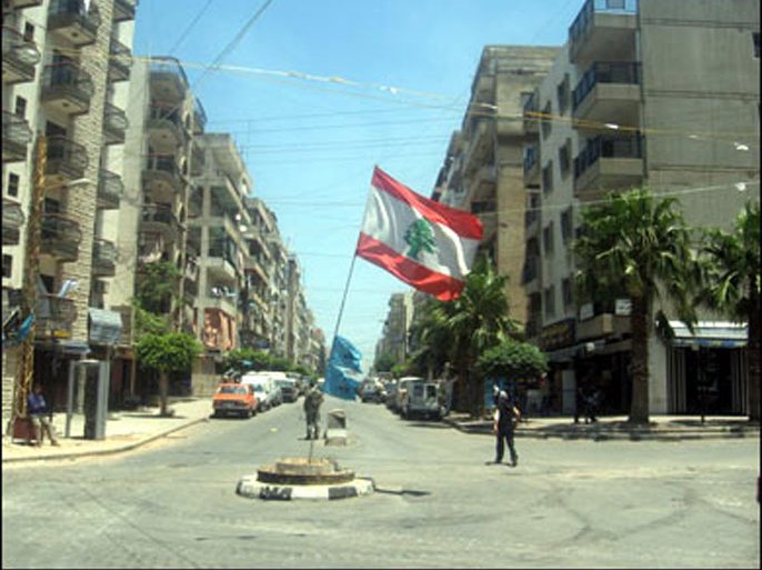الشارع الرئيسي في جبل محسن - من تقرير/ أحداث طرابلس متنفّس المأزومين سياسيا