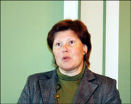  كاتيرينا أقرت بخلو القوانين الأوكرانية من نصوص تعالج حقوق الأقليات والمرأة (الجزيرة نت)