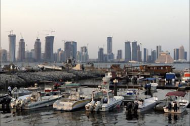 r_A general view of the city, with buildings under construction, is seen in Doha November 13, 2008