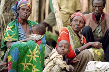 AFP (FILES) A picture taken on May 28, 1994 shows displaced Tutsis at a refugee camp in Kabgayi. Rwanda is poised to issue indictments and arrest warrants against 23 French